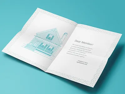 Thank You Card brochure letter mockup pdf print rent renter resume