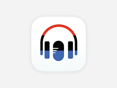 Daily UI #5 – App Icon app app icon daily ui headphones ios microphone npr radio