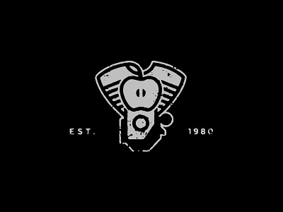 Appleton Harley-Davidson apple harley harley davidson icon identity logo motorcycle v twin