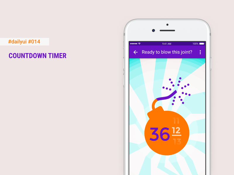 Daily UI #014 - Countdown Timer + Figma Freebie by Cristian Dragos on ...