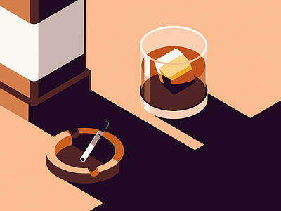 coping mechanisms 2017 better be better cigs ginger illustration whiskey