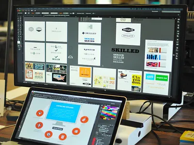 Skilled Brand Development brand identity branding construction identity design logo design logos saas skilled software branding tech