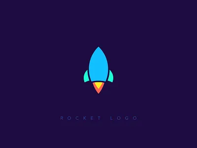 Rocket color logo rocket