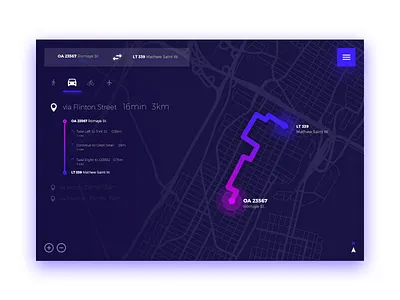 Directions Module android direction ios location map mobileapp navigation ui ux web