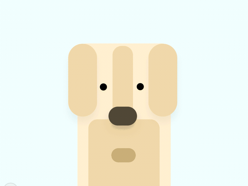 Dog Using Principle animation directions dog drag eye gif moving principle sketch