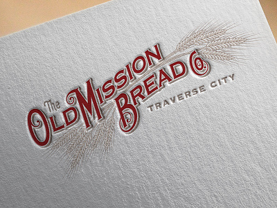 Old Mission Bread Company Logo branding identity logo restaurant vintage typography