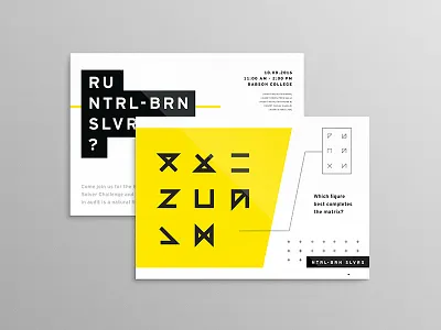 NTRL-BRN SLVRS - Promo Postcard audit natural problem search solvers word