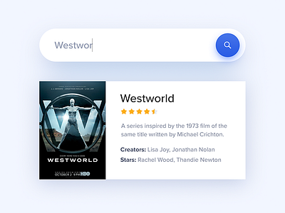 Search - Daily UI - #022 app interface movie results search search results ui user interface web