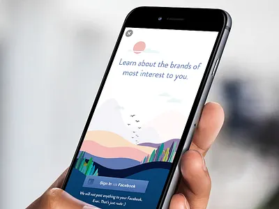 Facebook sign In concepting design facebook illustration mockup screen signin ui