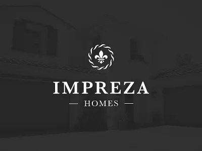 Impreza Homes branding builder canada design homes house identity logo mark modern toronto typography
