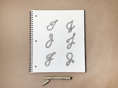 The Perfect "J" branding handdrawn illustration j letterforms letters logo type typography