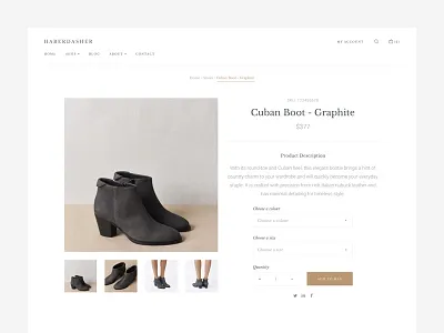 Product UI clean ecommerce interface minimal product simple ui