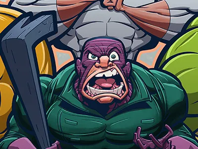 The Wrecking Crew avengers cartoon comics marvel superhero thor