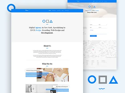 Rexo Corporate Creative Agency Template landing page light minimal portfolio rexo ui ux