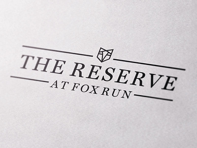 Fox Logo for Client design fox fox logo illustrator logo logo design minimalism realty simple