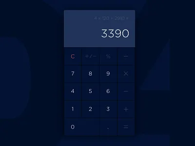 Calculator UI 004 calculator daily daily ui minimal ui