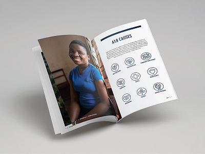 A1:8 2017 Promo Book book booklet cause causes editorial layout mission nonprofit