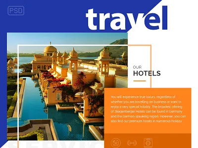 Travel Landing Page for FREE askdziner creative dribbble best shot free freebie illustration landing page template travel travel landing page web freebie