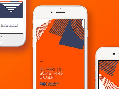 Fox International Channel branding channel events fox graphic international mobile special tv fic