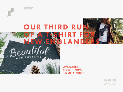 Third Run christmas grid holiday layout new england photography spot color