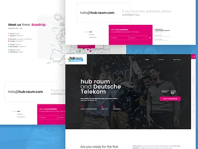 WARP Accelerator by T-Mobile accelerator conference design event landing landing page map sprint t mobile ui ux web