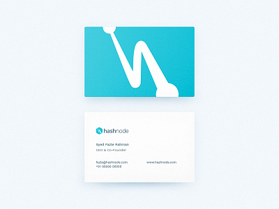 Hashnode Business Cards Design branding business card design hashnode identity logo stationery visiting visual