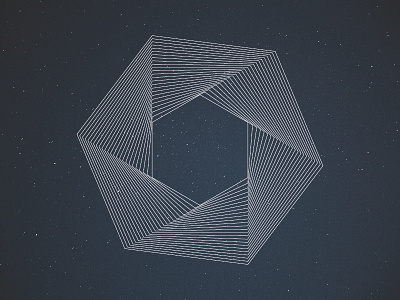 hexagon star design graphic design star