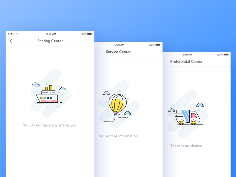 Default page design by luking on Dribbble
