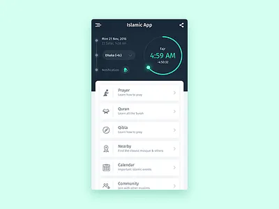 Islamic App Design islamic android app islamic app design islamic ios app islamic mobile app muslim app design muslim pro