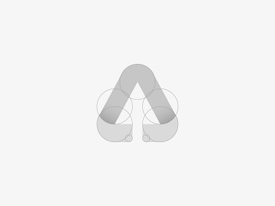 Arrow a grid letter letter mark logo arrow minimal monogram upgrade
