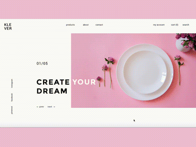 Homepage scroll animation banner effects flat home page online store principle scroll scrolling shop website