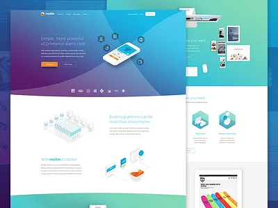 moltin - website api branding ecommerce identity marketing moltin product ui web web design website
