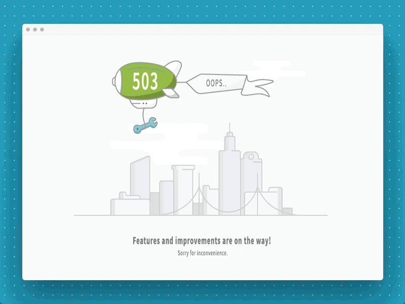 Error pages 404 design illustration web design