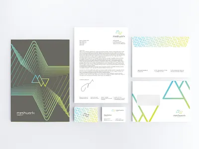 Corporate Identity business cards conection consulting identity infrastructure mw network solution stationery technology