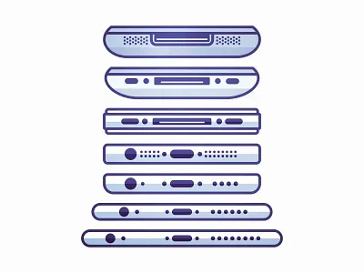 iphone Bottoms apple bottoms branding icon iphone metal mobile model phone smart technology vector