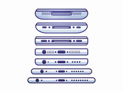 iphone Bottoms apple bottoms branding icon iphone metal mobile model phone smart technology vector