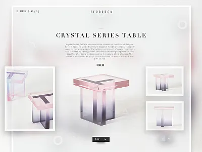 Last blog shot blog design fade frozen glass minimal ui ux white