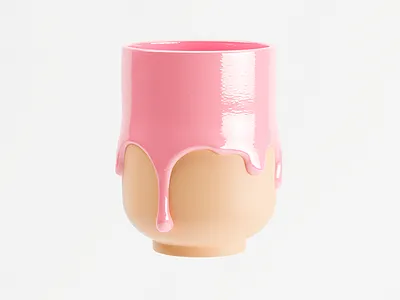 Cup 3d ceramics paint