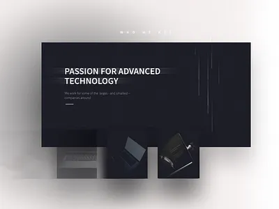 Artificial Intelligence (AI) dark minimal tech ui uiux
