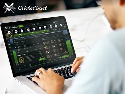 CricketDuel after effects animation design djangostars fantasy game games interactive principle ui ux webdesign