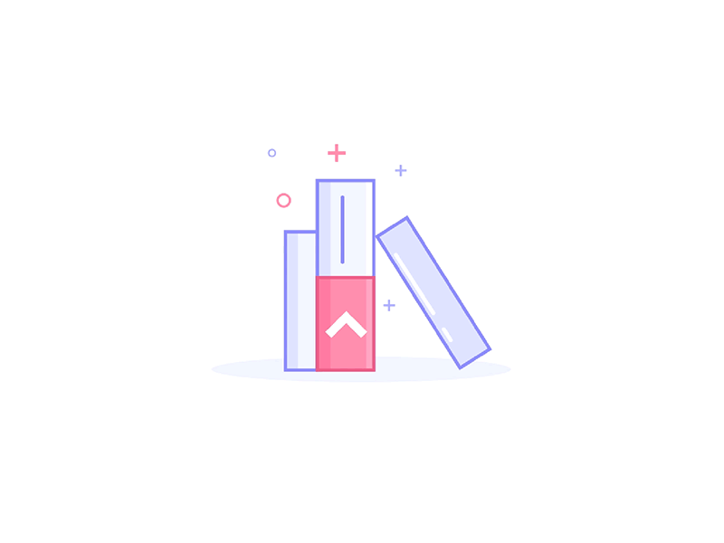 Home Page Illustrations for Housing.com books coffee cup gif hand icons key minimal tea
