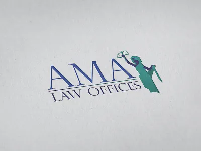 AMA LAW OFFICES branding classic design minimalist graphic design identity logo mark modern