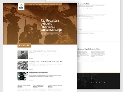 Military Museum Bialystok brand clean corporate identity logo logotype museum rebranding ui web web design