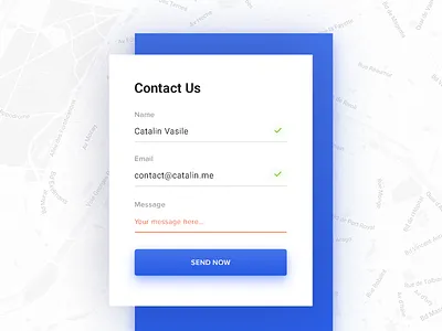 Contact Us - Daily UI - #028 contact us daily daily ui form interface ui web