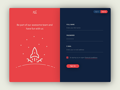 Daily Ui 001# - Sign Up 001 dailyui form login password signin ui web