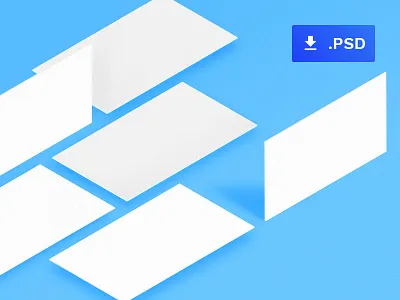 Perspective Business Cards Mockup V2 branding business cards download free freebie mock up mockup perspective photoshop psd