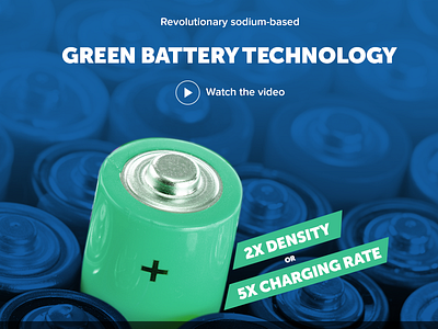 Making a website for battery technology company battery graphics photoshop