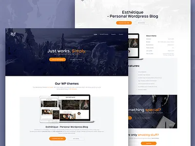 north.ninja - Wordpress Ninja Team design landing landing page ninja template theme themes ui ux web website wordpress