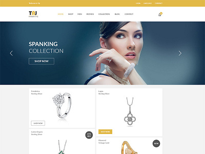Taj – Responsive eCommerce Bootstrap Template ecommerce template electronics store fashion store html shop template jewelry shop jewelry store online store shop