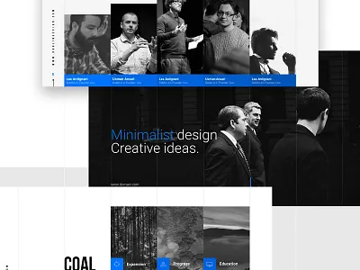Grids Minimal Presentation Template creativemarket keynote mini minimal powerpoint presentation